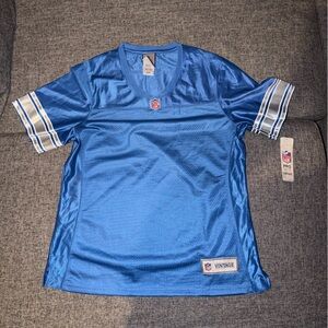 NFL Blue Jersey with Silver Accents